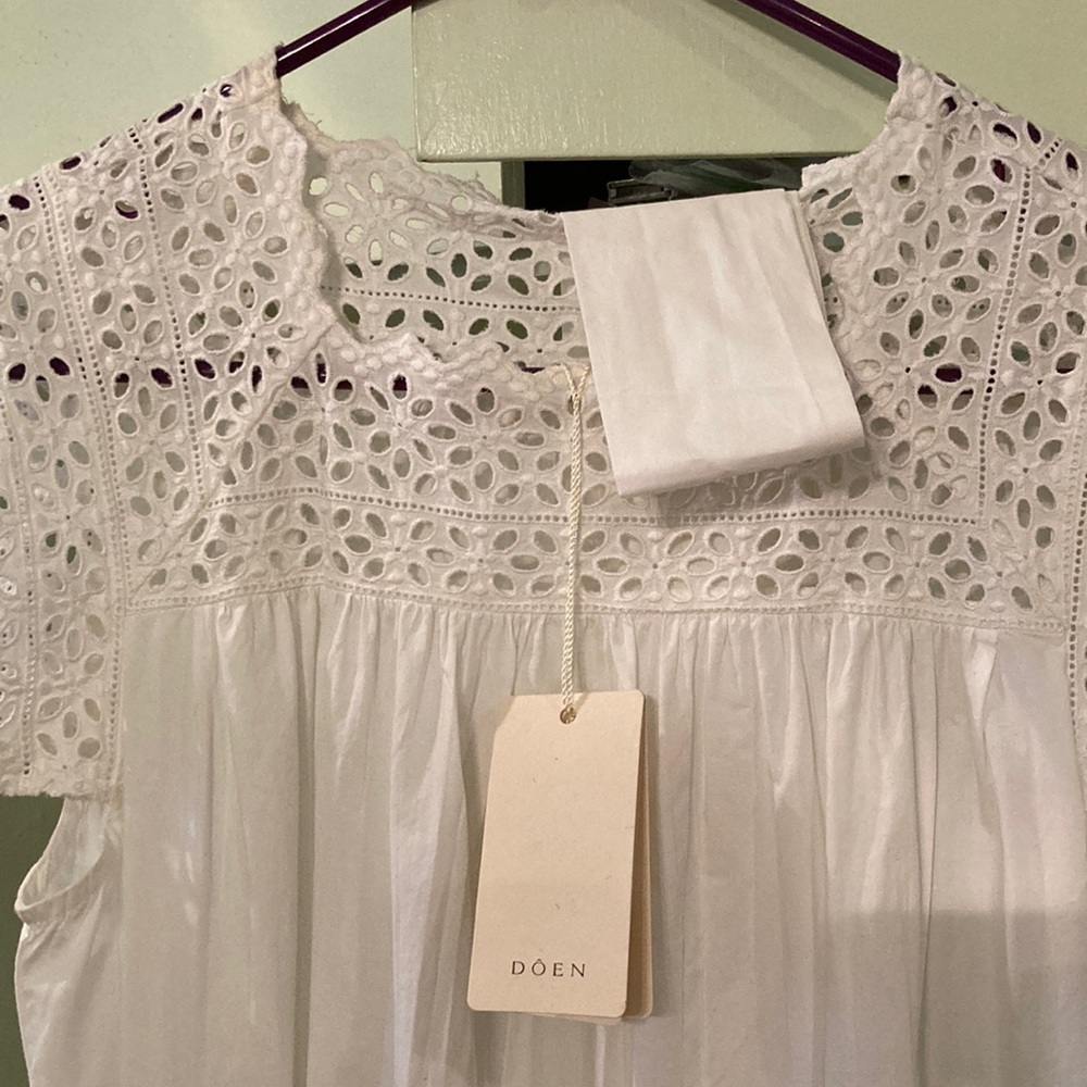 BNWT Dôen Catriona Dress in Salt XS